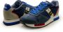 Blauer Blauwe Sneakers met Technische Inzetstukken Multicolor Heren - Thumbnail 6