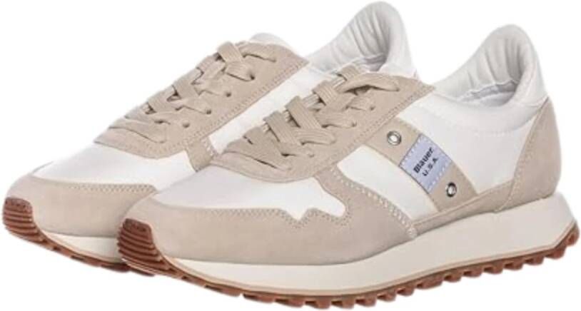 Blauer Sneakers White Dames