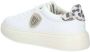 Blauer Witte Polyester Sneaker met Veters White Heren - Thumbnail 4