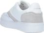 Blauer Witte Leren Sneakers Model S3Harper07 Lea White Heren - Thumbnail 14