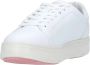 Blauer Witte vegan leren sneakers White Dames - Thumbnail 3