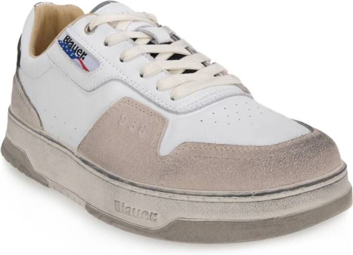 Blauer Harper Sneakers voor Heren Wit Heren