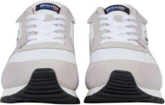 Blauer Sneakers Wit Heren