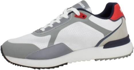 Blauer Sneakers Wit Heren