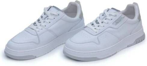 Blauer Sneakers Wit Heren