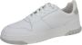 Blauer Witte Leren Sneakers Model S3Harper07 Lea White Heren - Thumbnail 6