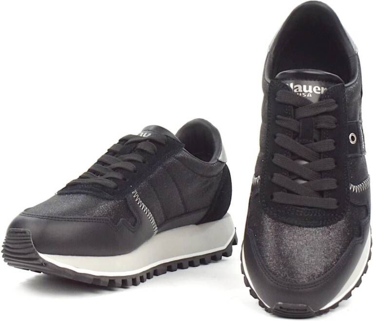 Blauer Sneakers Zwart Dames