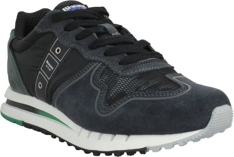 Blauer Sneakers Zwart Heren