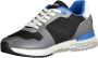 Blauer Elegante grijze sportsneakers met contrasterende accenten Multicolor Heren - Thumbnail 6