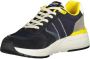 Blauer Sportieve Modieuze Sneakers met Gele Accenten - Thumbnail 2