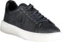 Blauer Sportieve Polyester Sneaker met Contrastdetails Blue - Thumbnail 11