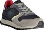 Blauer Sportieve Sneakers met Contrastdetails en Logo Multicolor Heren - Thumbnail 17