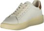 Blauer Witte lage sportsneaker - Thumbnail 4