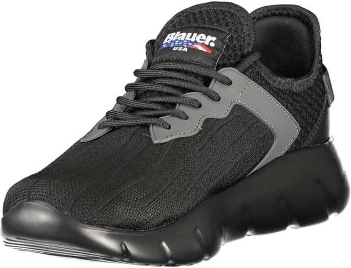 Blauer Sports Sneaker met Gedurfd Print