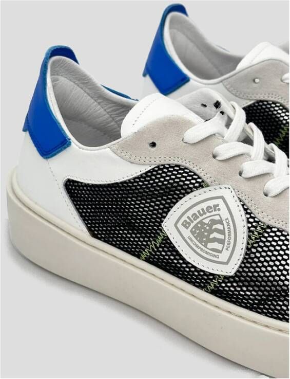 Blauer Staten Sneakers Wit Zwart Blauw Multicolor Heren