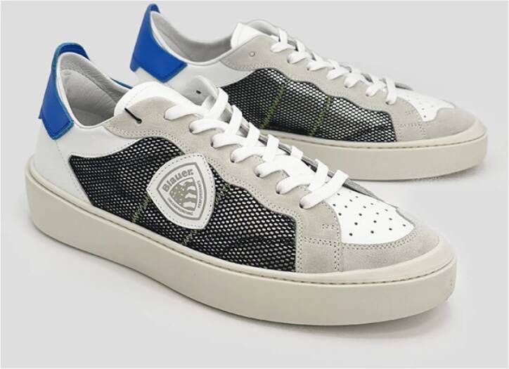 Blauer Staten Sneakers Wit Zwart Blauw Multicolor Heren