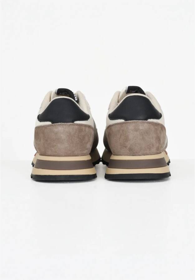 Blauer Stedelijke Beige Sneakers voor Mannen