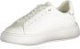 Blauer Stijlvolle Polyester Sneaker Witte Kleur White Dames - Thumbnail 5