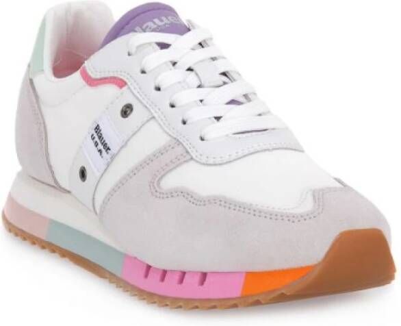 Blauer Stijlvolle Sneakers voor Mannen en Vrouwen Multicolor Dames