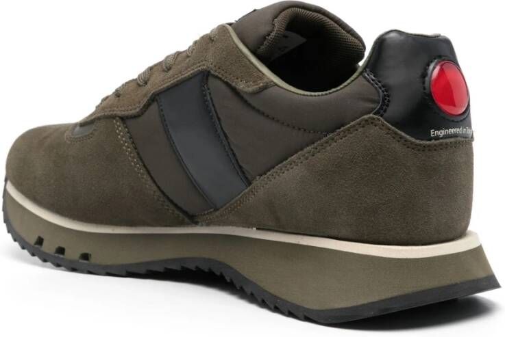 Blauer Tokyo Groene Leren Hardloopschoenen Mannen Green Heren