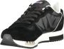 Blauer Zwarte Polyester Sneakers Voor Mannen - Thumbnail 3