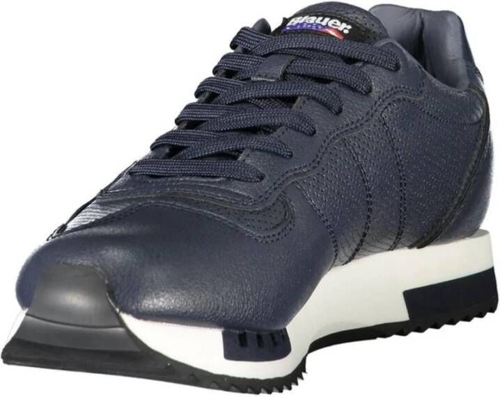 Blauer Urban Flair Sneaker met Gedurfd Print