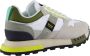 Blauer Wit Groen Stijlvolle Sneakers Multicolor Heren - Thumbnail 3