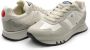 Blauer Witte Suède Nylon Leren Sneaker White Heren - Thumbnail 4