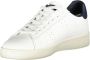 Blauer Leren Vetersluiting Heren Sneakers - Thumbnail 4