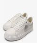 Blauer Stijlvolle Polyester Sneaker Witte Kleur White Dames - Thumbnail 7