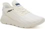 Blauer Witte Polyester Sneaker met Sportieve Details White Heren - Thumbnail 9