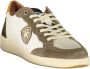Blauer Witte Polyester Sneaker Multicolor Heren - Thumbnail 6