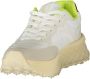 Blauer Witte Sneaker met Edgy Accenten - Thumbnail 2