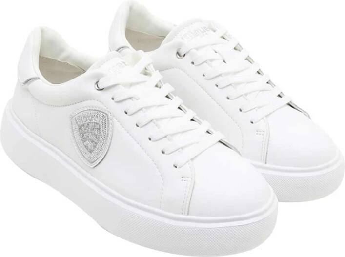 Blauer Witte Sneakers voor Vrouwen White Dames