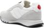 Blauer Witte Suède Nylon Leren Sneaker White Heren - Thumbnail 2