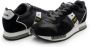 Blauer Sportieve Zwarte Sneakers voor Heren met Contrastdetails Black Heren - Thumbnail 5