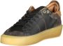 Blauer Zwarte Leren Heren Sneaker - Thumbnail 2