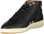 Blauer Zwarte Polyester Hoge Top Sneaker Black Heren - Thumbnail 6