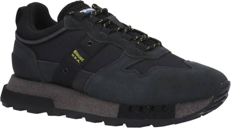 Blauer Zwarte Suède Sneaker