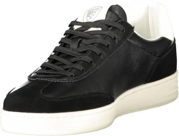 Blauer Zwarte Urban Sneakers met Witte Details