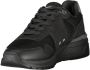 Blauer Zwarte Veterschoenen met Contrasterende Details - Thumbnail 2