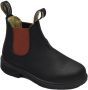 Blundstone Kinder Stiefel Boots #581 Leather Elastic (Kids) Black Red-K10UK - Thumbnail 11