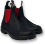 Blundstone Stiefel Boots #508 Voltan Leather Elastic (550 Series) Voltan Black Red-5.5UK - Thumbnail 12