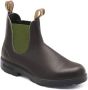 Blundstone Stiefel Boots #519 Stout Brown Leather with Olive Elastic (500 Series)-12UK - Thumbnail 27