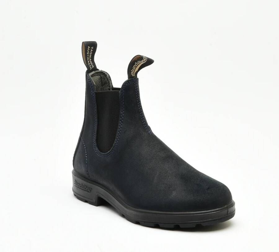 Blundstone Navy Chelsea Boots Blue Dames