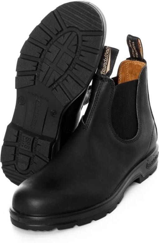 Blundstone Leren Chelsea Boots Black Heren