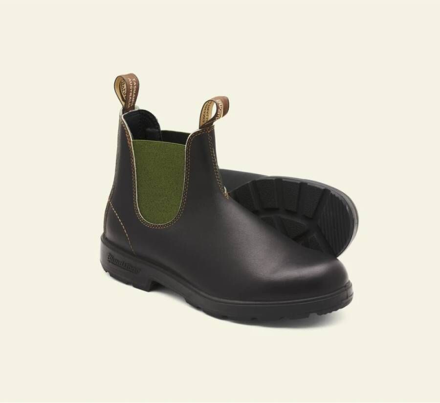 Blundstone Stiefel Boots #519 Leather Elastic (500 Series) Stout Brown Olive-3UK - Foto 5