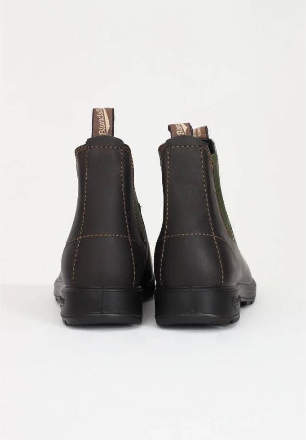 Blundstone Stiefel Boots #519 Leather Elastic (500 Series) Stout Brown Olive-3UK - Foto 14
