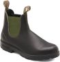 Blundstone Stiefel Boots #519 Stout Brown Leather with Olive Elastic (500 Series)-12UK - Thumbnail 19