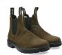 Blundstone Donkergroene Chelsea Boots van GeWaxte Suède Green Heren - Thumbnail 2